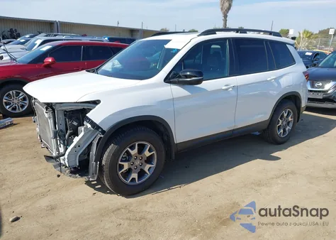 2022 Honda Passport Awd Trailsport из США, поврежденный, VIN 5FNYF8H61NB024793